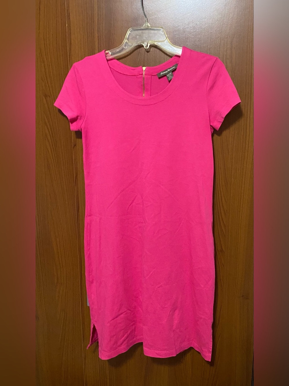 Tommy Bahama Hot Pink Short Sleeve Casual Summer Knee length dress
